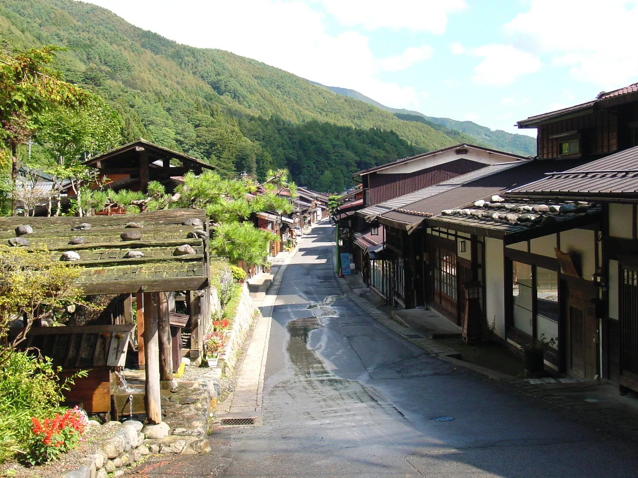 Японская деревня видео