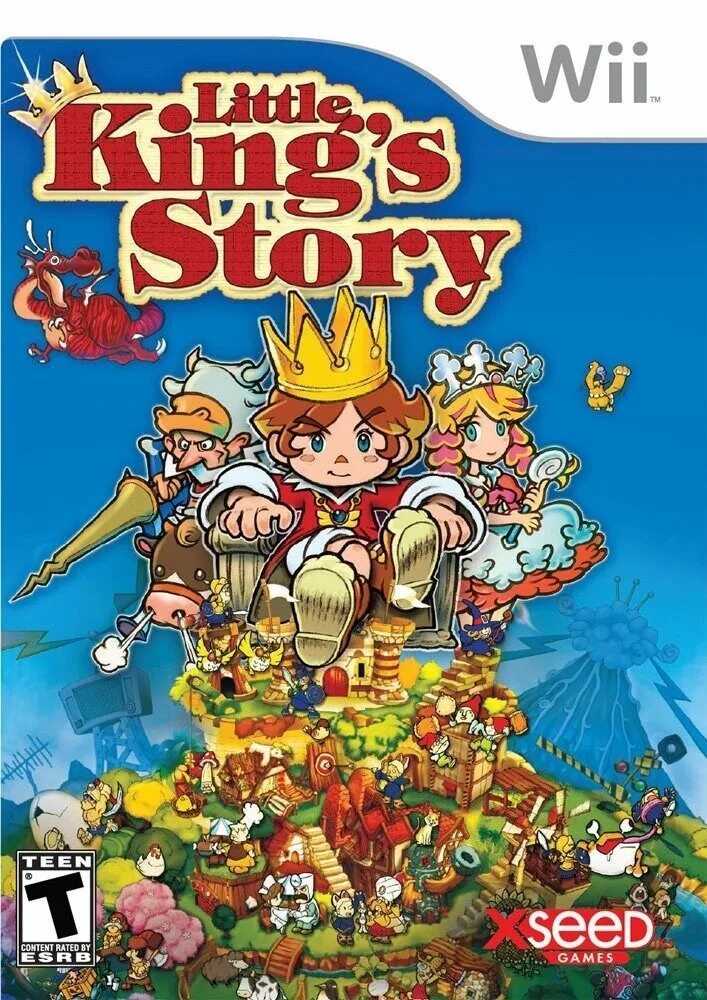 Аудиокниги литл рпг. Little King's story Wii. King's Valley Boxart. Lil King. Arm of the little King.