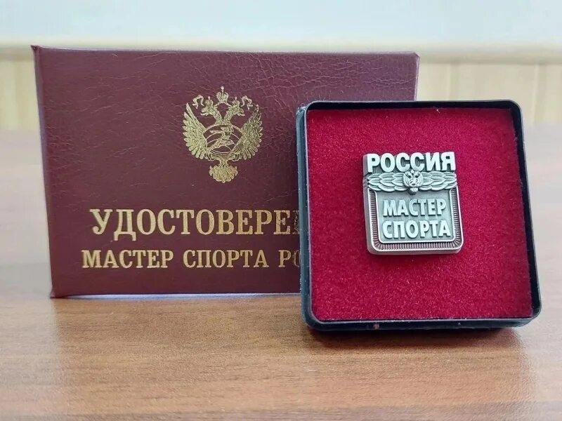 Знак Нагрудный Мастер Спорта России (Серебристый / Винтовая закрутка) - купить с