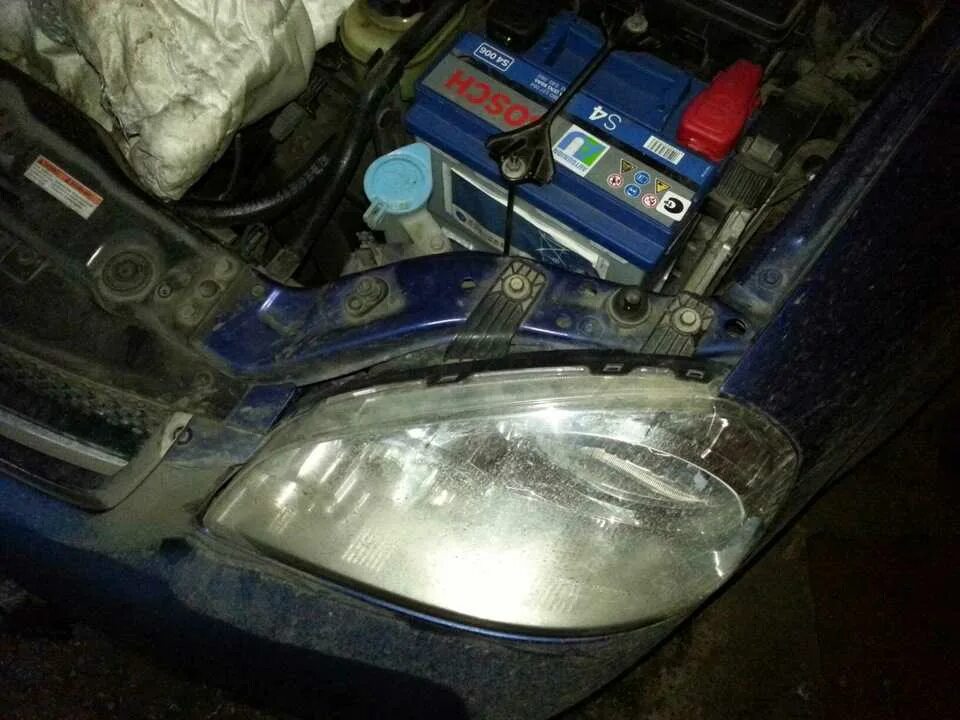 Как снять фонарь лачетти хэтчбек Removing the headlight (Chevrolet Lacetti 1 2002-2009: Electrical equipment: Lig