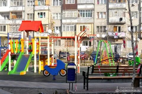 Детские площадки на территории мкд