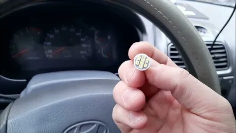 Лампочки на панели хендай акцент