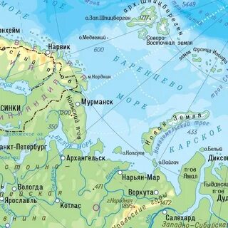 Моря северного ледовитого океана баренцево белое