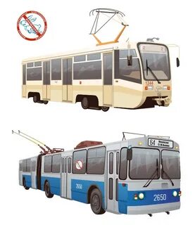 Автобус троллейбус картинки