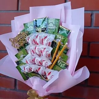 Букет из пакетиков
