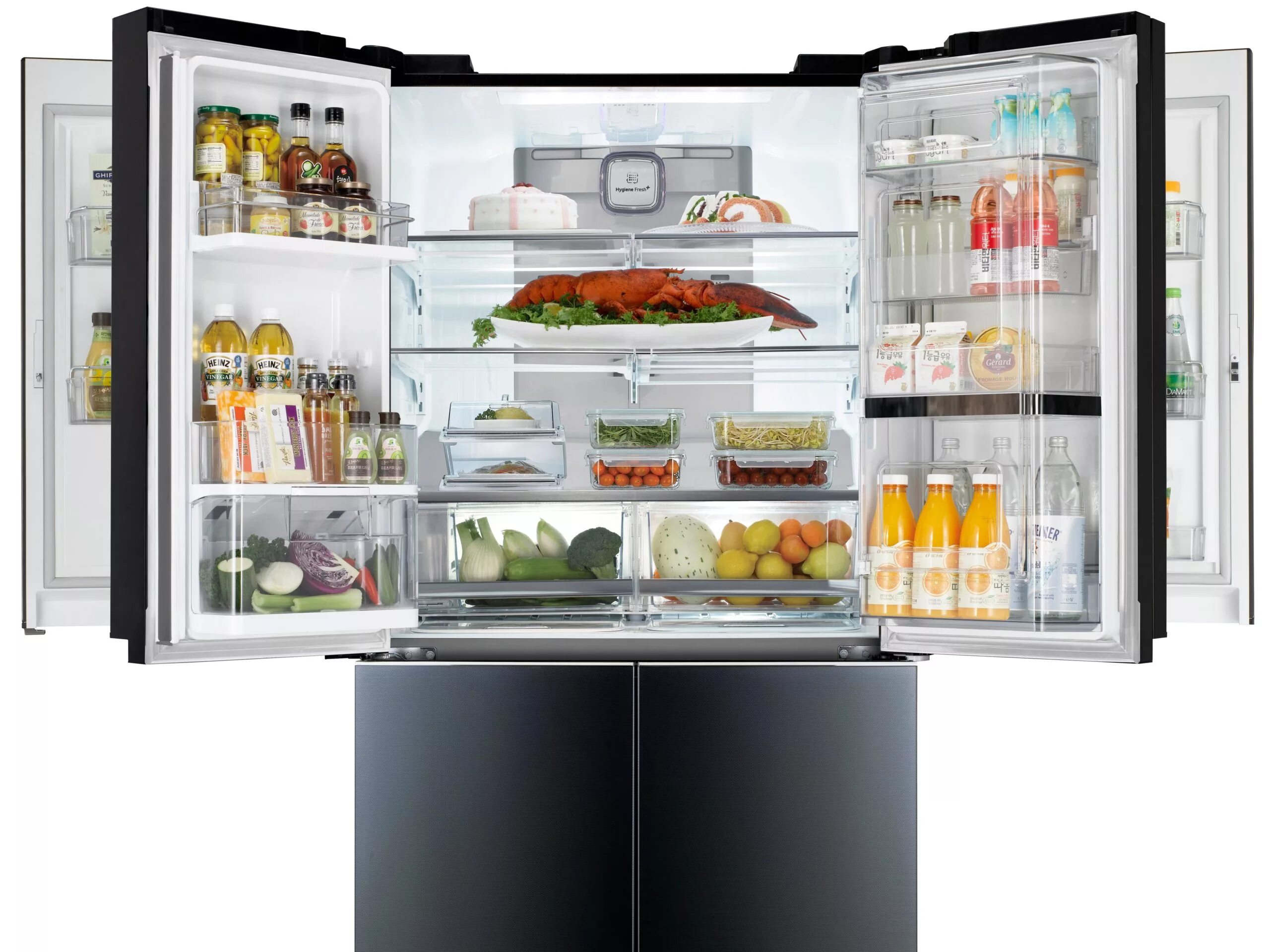 Холодильник с двойной дверью. LG Door in Door Fridge. Красивый дизайнерский двухдверный холодильник. LG Gallery Stand. Какие холодильники лучше по качеству