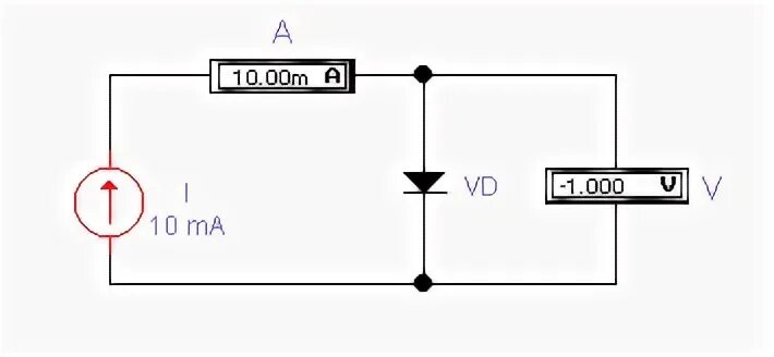 Схема измерения прямой ветви вах диода. Исследование работы полупроводникового диода лабораторная работа. Вах диода в workbench. Схема прямого включения полупроводникового диода EWB. Лабораторные работы диод