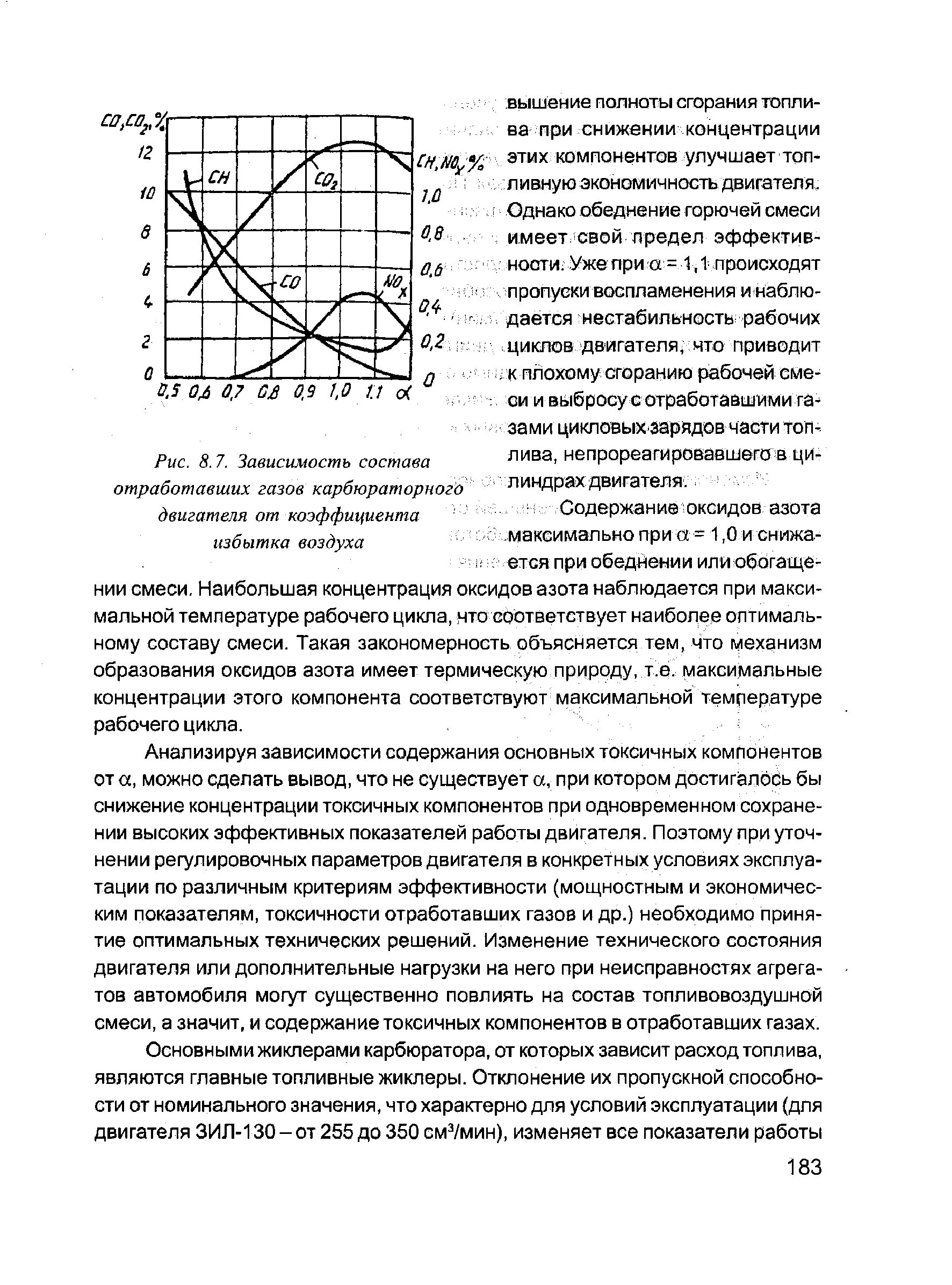 Коэффициент избытка воздуха двигателя. Коэффициент избытка воздуха двигателя