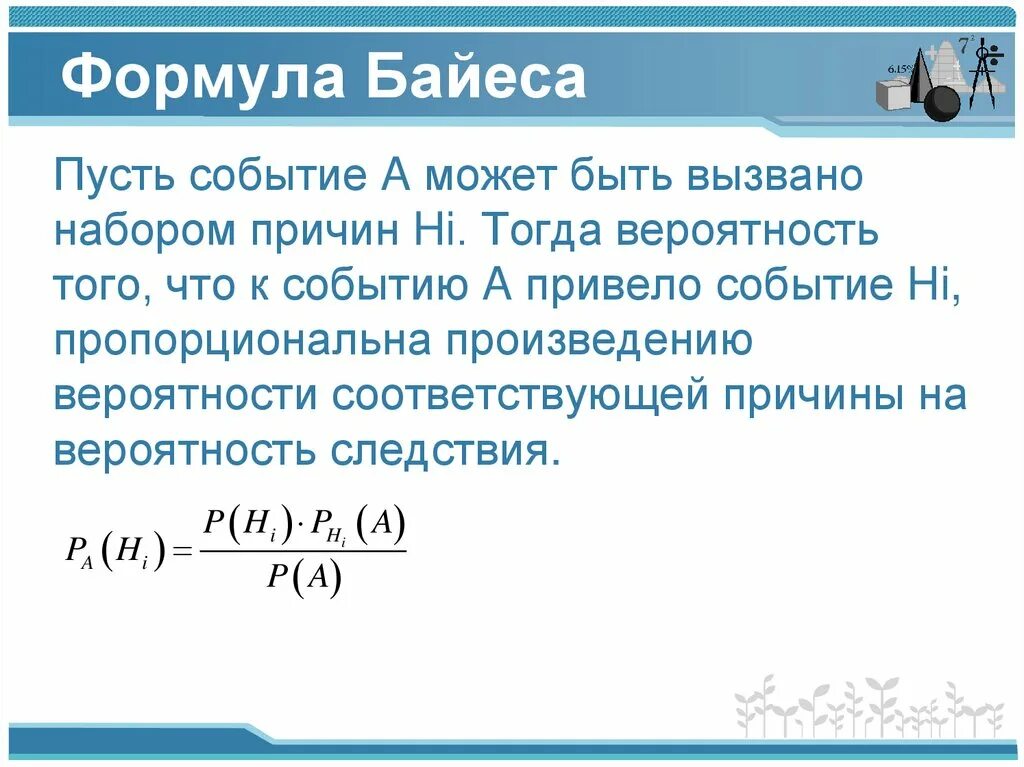 Апостериорная вероятность формула байеса. Формула гипотез байеса. Формула байеса формула гипотез. Вероятность байеса. Формула байеса теория вероятности.