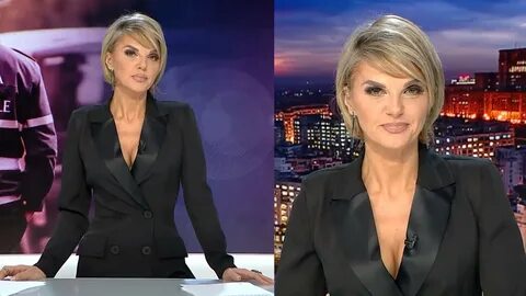 Newscaster Cleavage.