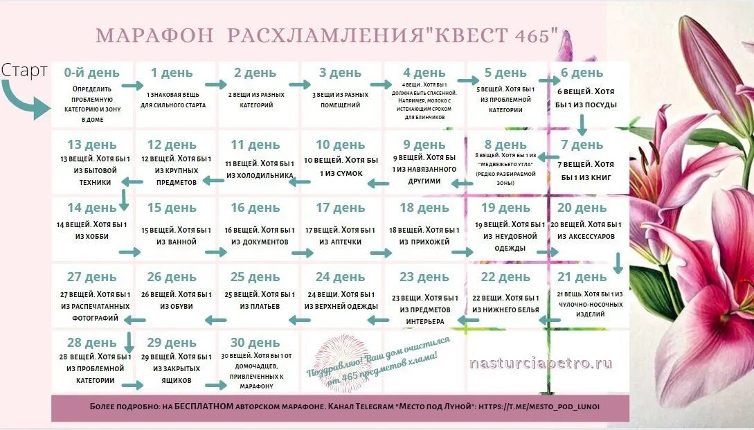 Чек лист расхламление. ЧЕЛЛЕНДЖ 30 дней расхламления. Чек лист по расхламлению. План расхламления.