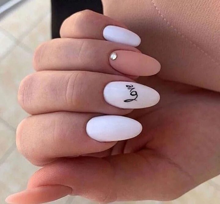 Маникюр в школу миндаль Pin auf manicure Nägel, Nägel ideen, Nagelideen