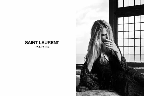 Платина сан. Saint Laurent обложка.