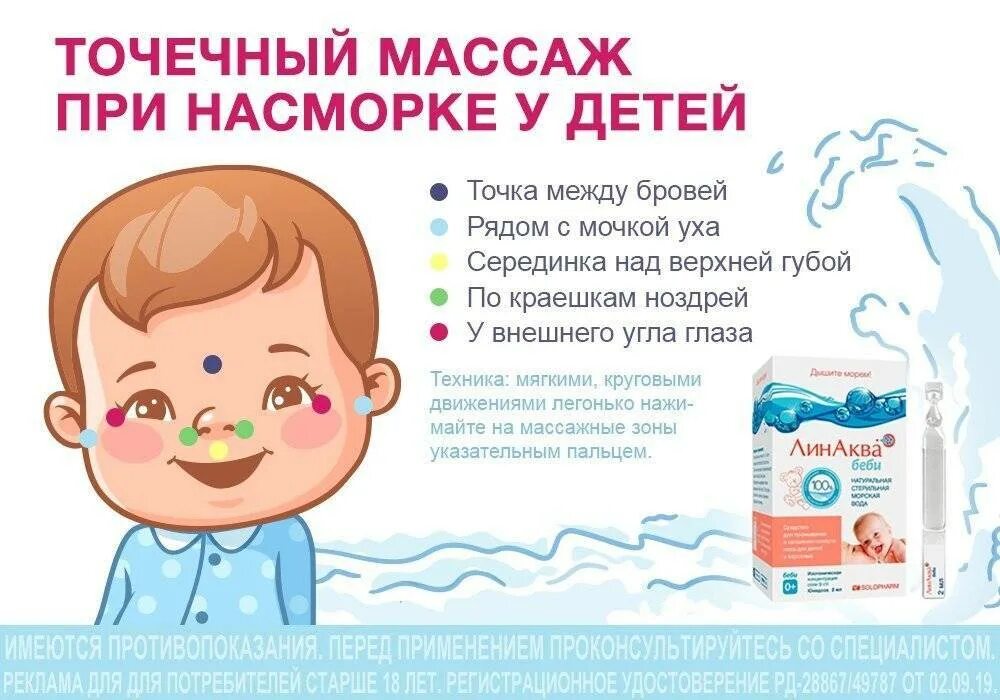 Сопли ночью у ребенка как помочь