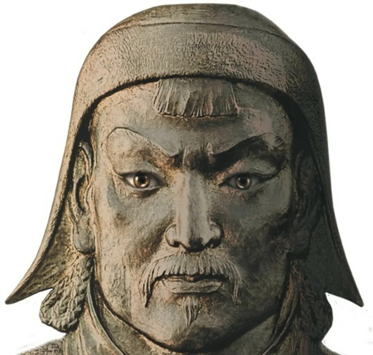 Первым ханом стал. Чингис Хан портрет.