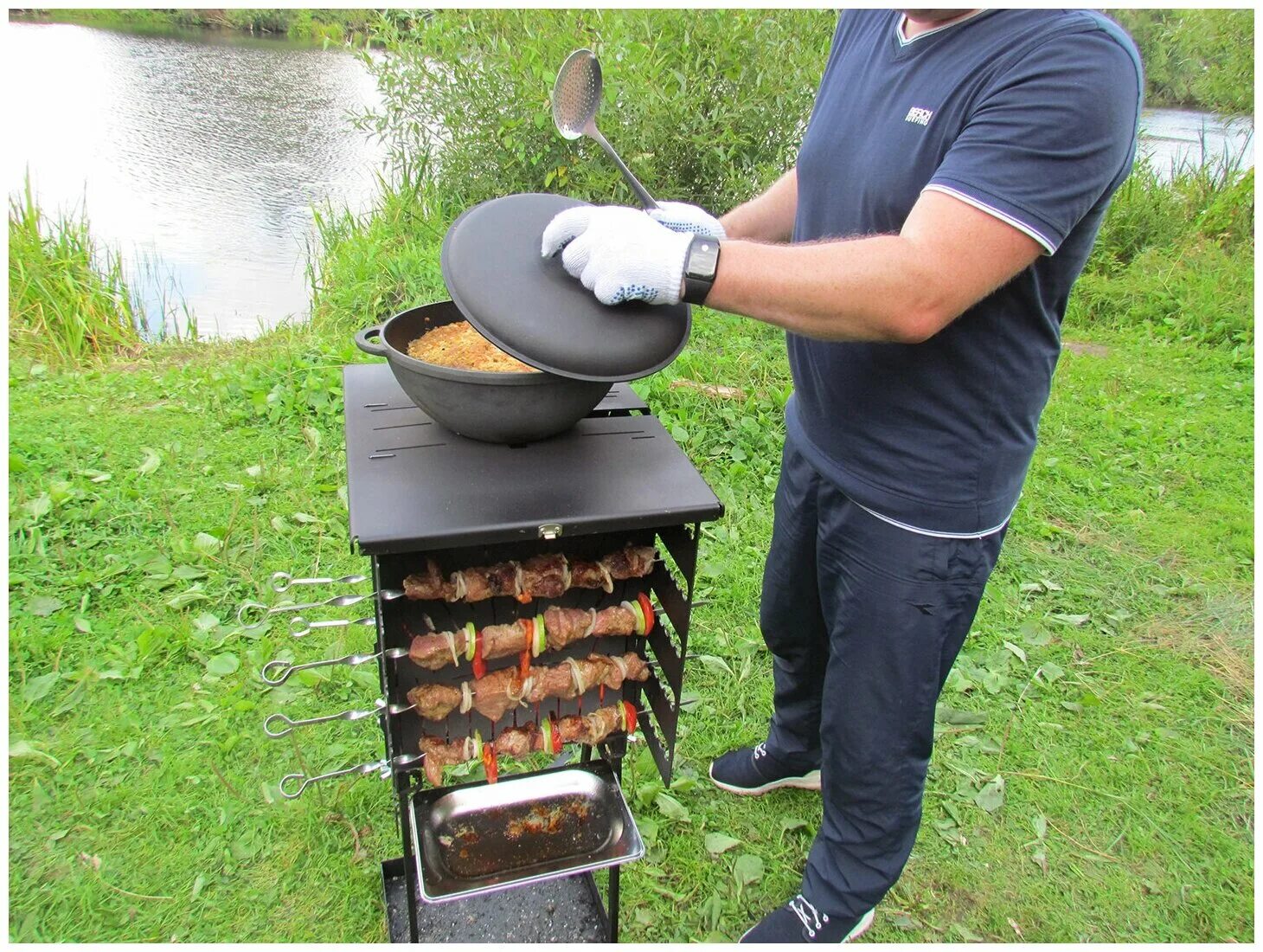 мангал для шашлыка для автомобиля