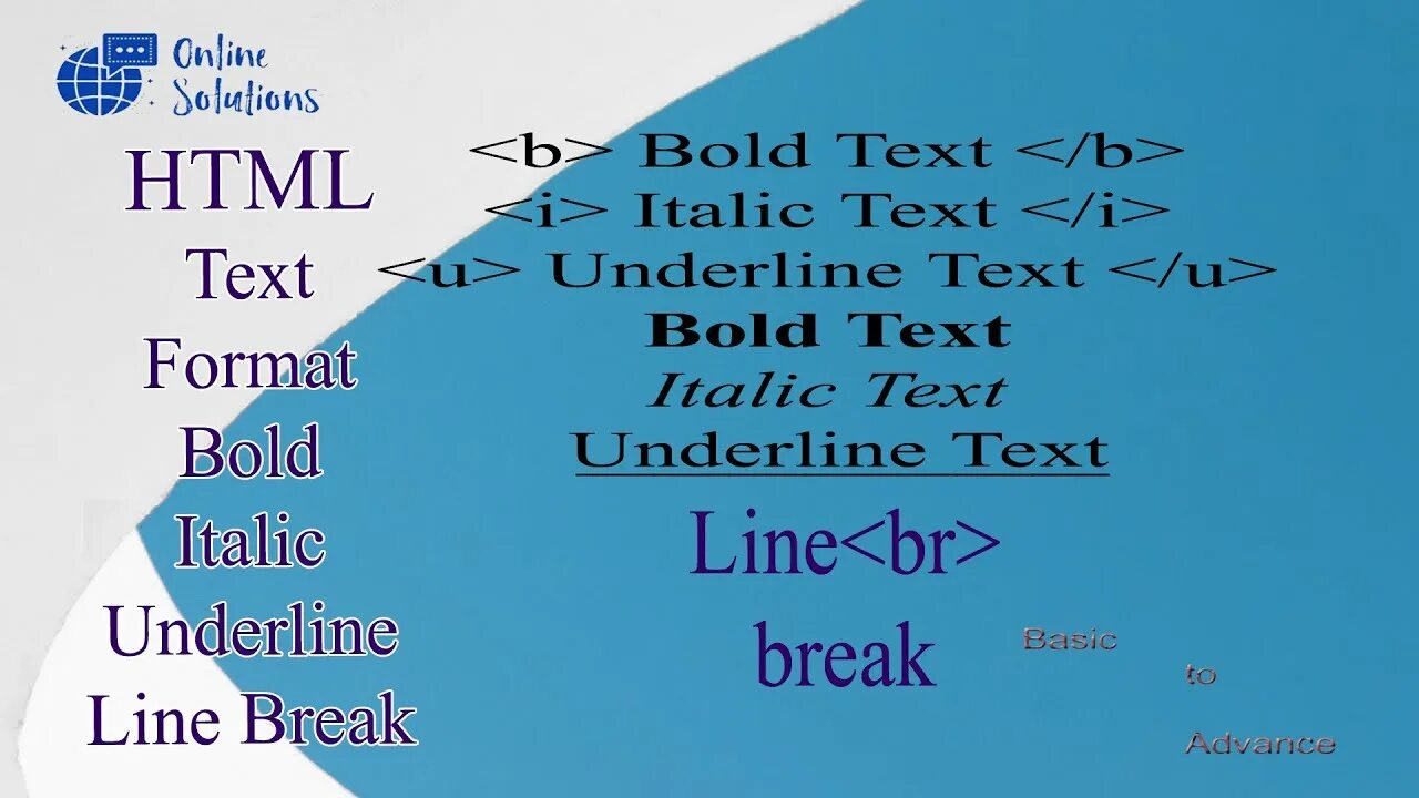 Html bold text. Underline text html. html bold italic. bold italic underline.