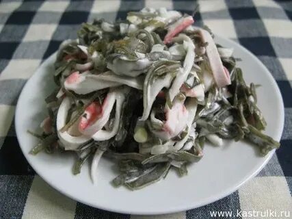 Салат из морской капусты без майонеза
