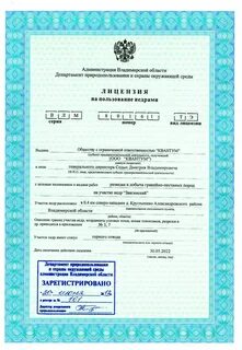 Срок лицензии на недропользование