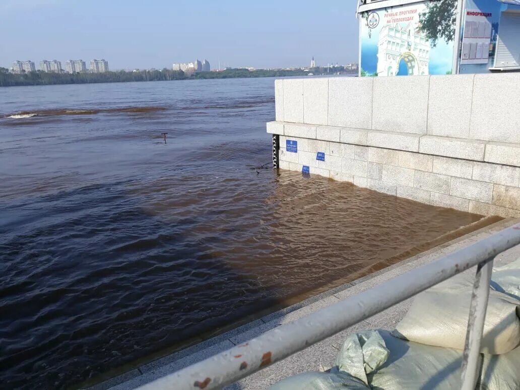 Уровень воды воды район новосибирска