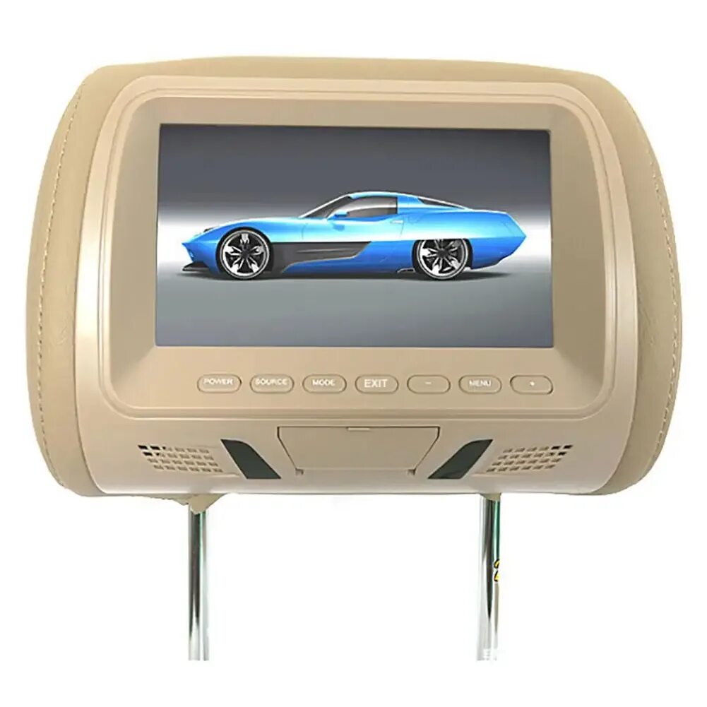 Подголовники с монитором купить. Автомобильный монитор car4g Smart Headrest. 7 Inch монитор для подголовника автомобиля. Подголовник с монитором Headrest.