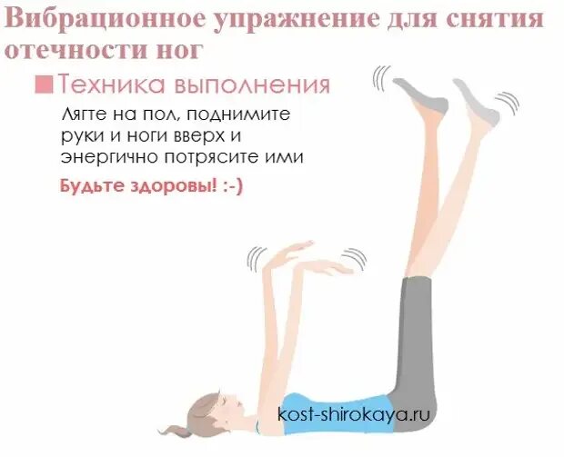 Упражнения от отеков. Упражнения для снятия отеков. упражнения от отечности ног. упражнения для отечных ног.