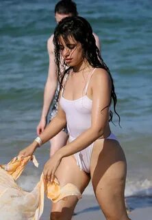 Camila Cabello Nip Slip and in See-Through.