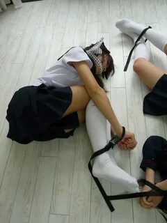 Slideshow sock gagged bondage.