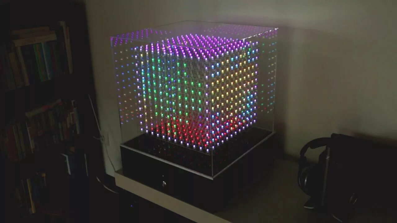 Cube 12. 8x8x8 led Cube with Arduino uno. Светодиодный куб 16х16х16. 3d led куб RGB зеркальный. Прожектор Cube-4-12x2led.