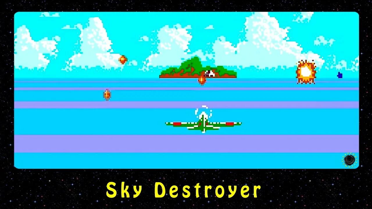 Денди игры корабль. Игра на Денди Sky Destroyer. 8-Битная игра Sky Destroyer. Денди самолеты. Игра на Денди про самолет.