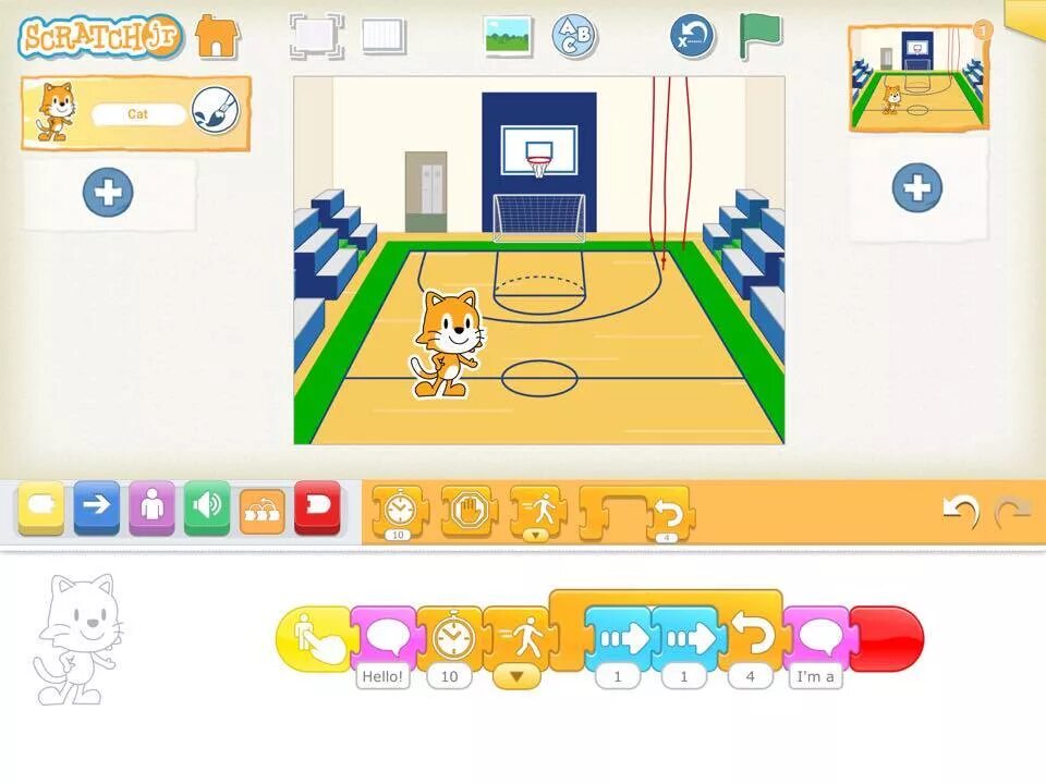 Scratch jr windows. Скретч джуниор. scratch junior блоки. скретч джуниор проекты. игры в скретч джуниор.