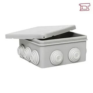 Коробка распределительная с крышкой 100х100х50