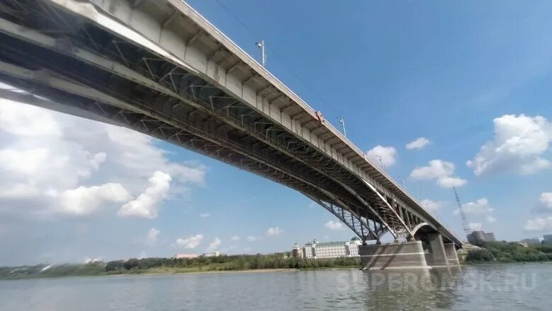 Мост у телецентра омск