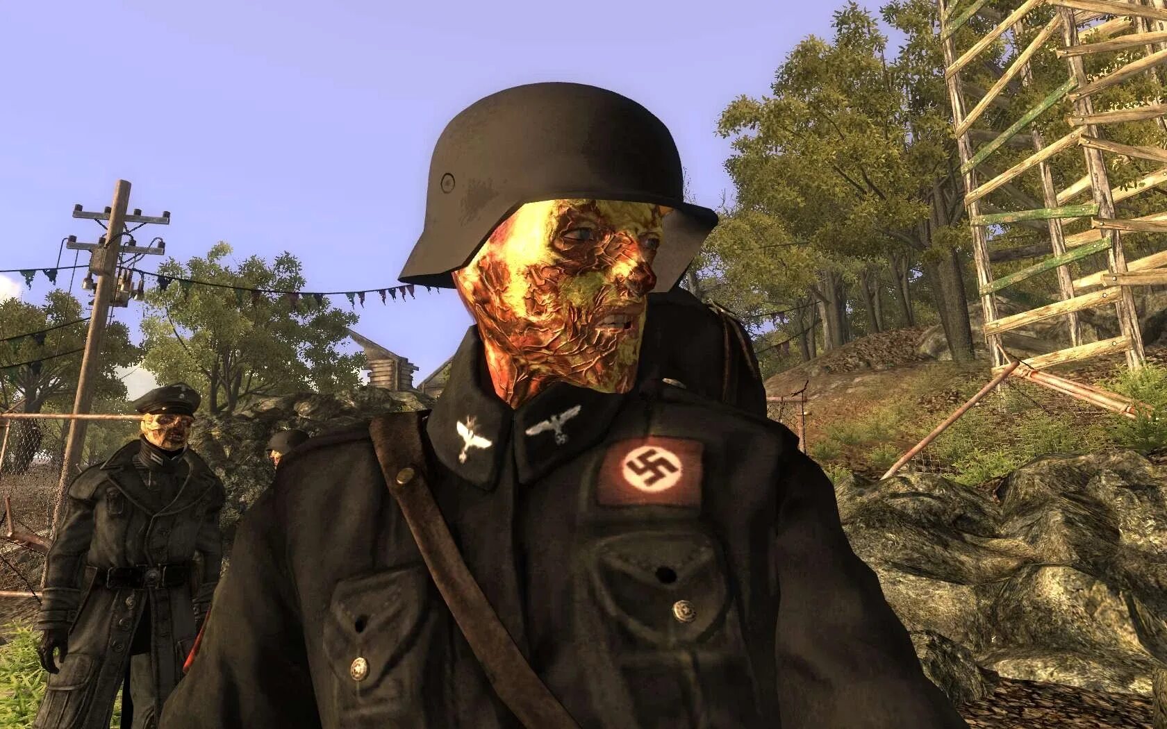 Fallout 4 моды new fallout. Зомби нацисты фоллаут нью вегас. фоллаут 4 нацисты. fallout new vegas советская униформа. третий рейх фоллаут.