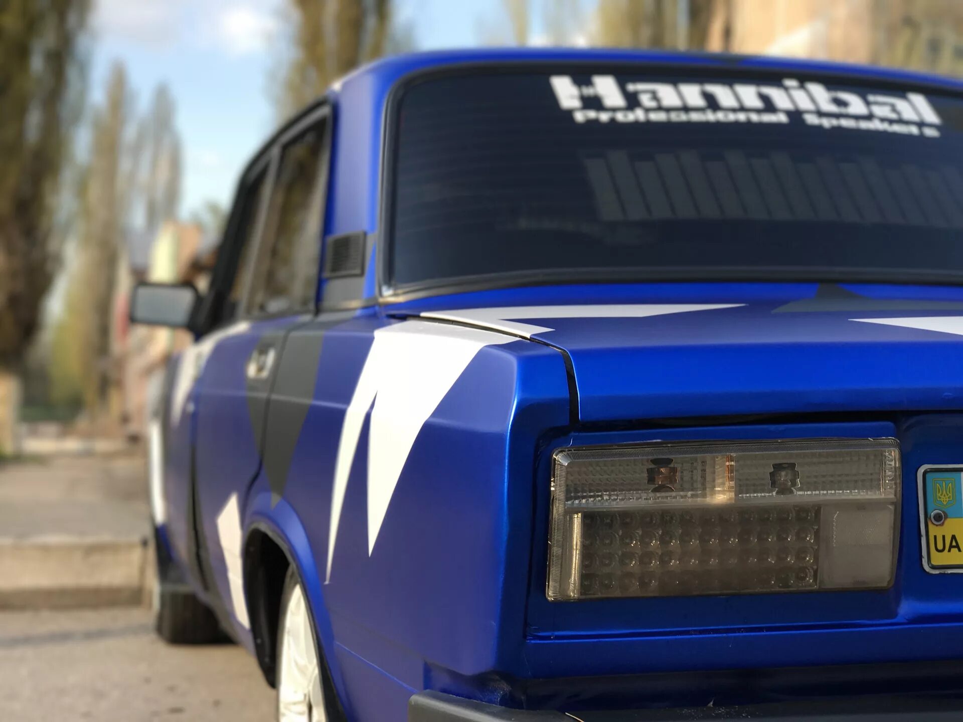 TZ 852 12*17,6 см автомобильная наклейка одна любовь для ваз лада 2107 авто накл