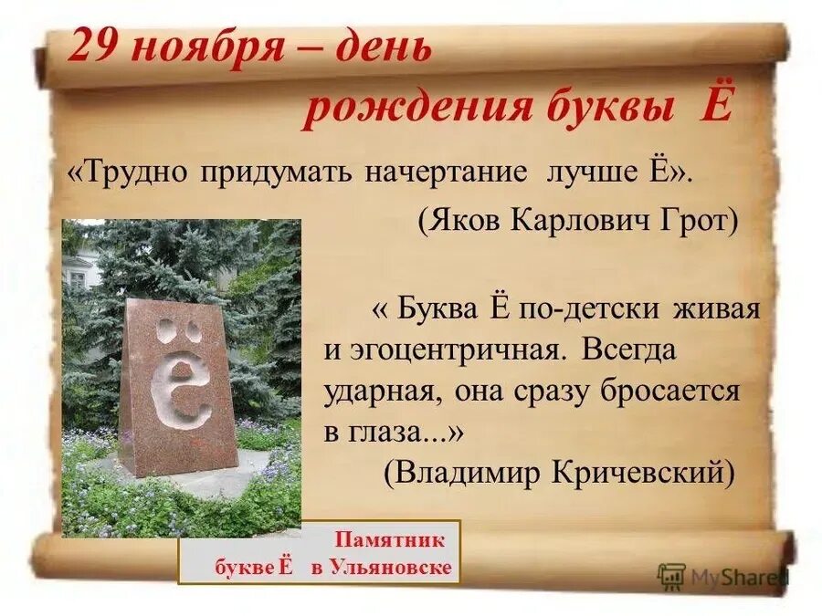 22 29 ноября. День буквы ё. 29 ноября день буквы ё. день рождения буквы ё. день рождения буквы ё 29 ноября.