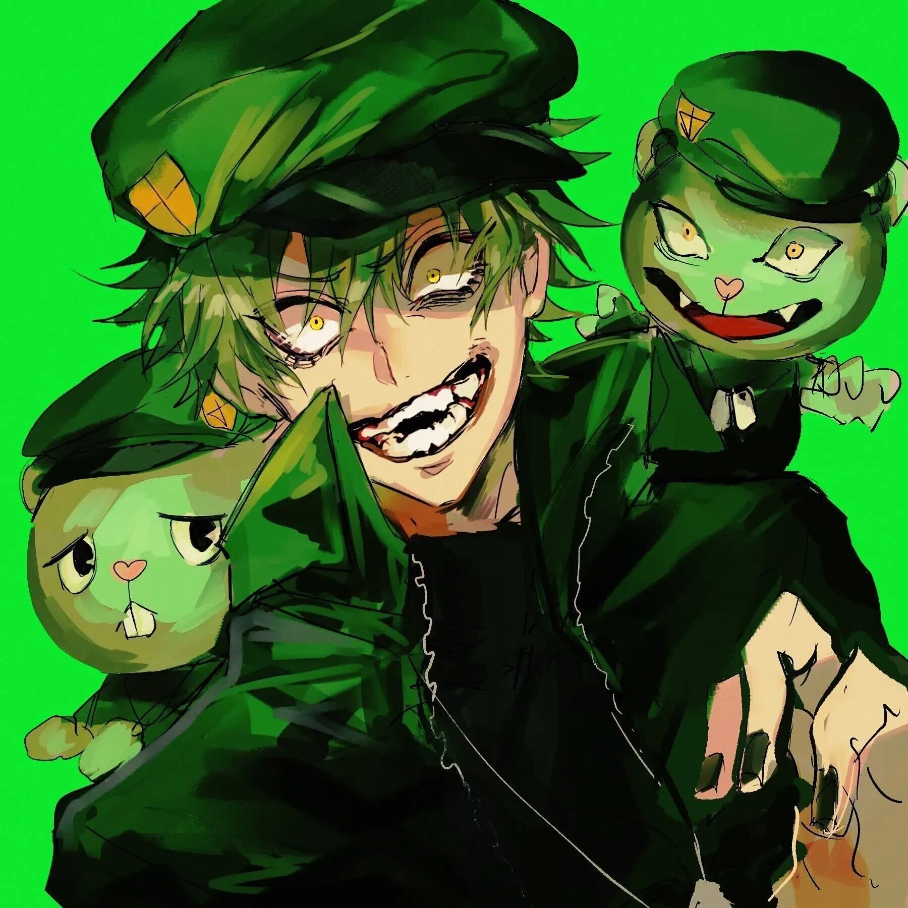 Flippy happy tree. Флиппи happy tree. flippy fliqpy шипп. happy tree friends флиппи арт. флиппи хтф аниме.