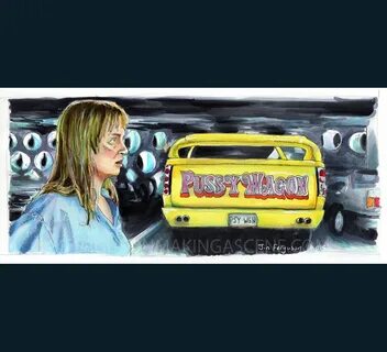 Kill Bill - Pussy Wagon Poster Print By Jim Ferguson.