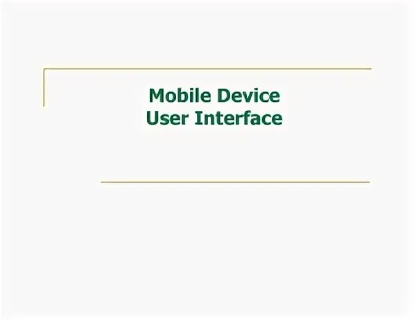 Device user. Device user