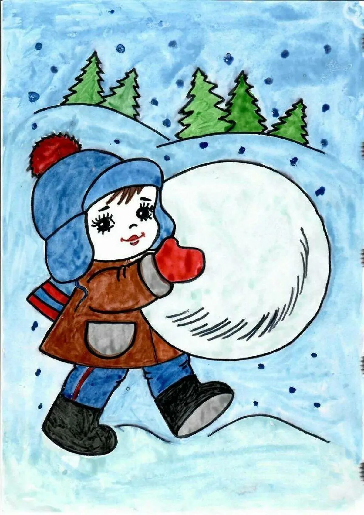 Теплые легкие зимние. Зимние рисунки. Рисунок на тему зима. Зимняя картинка рисунок. Зимние рисунки для детей.