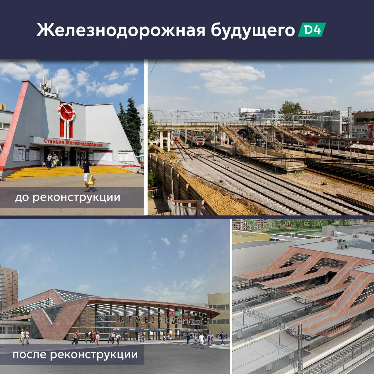 Вокзал саратов после реконструкции как будет выглядеть После реконструкции станция Железнодорожная будущего D4 кардинально изменится. К