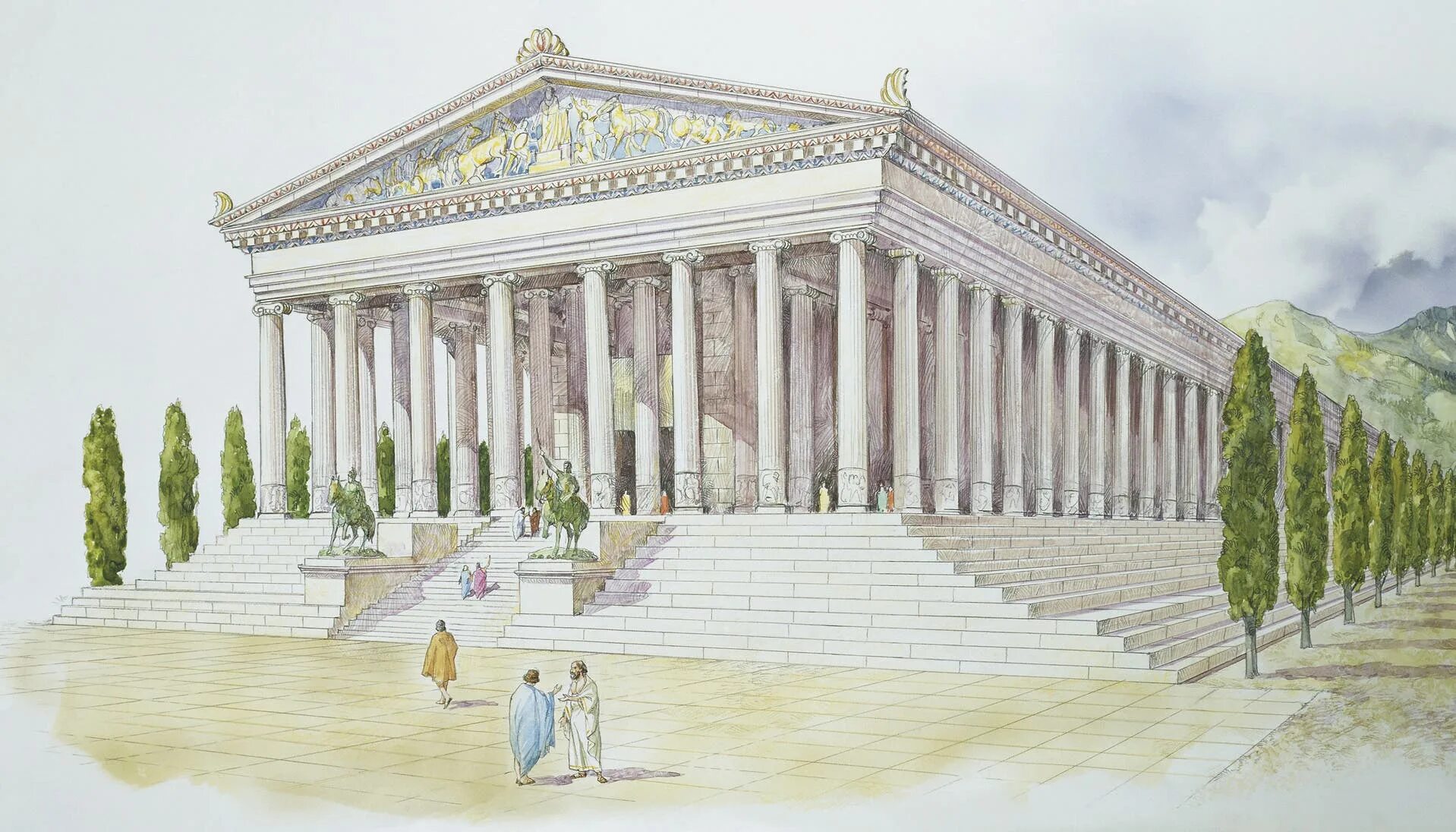 The temple of artemis. Храм Артемиды Эфесской в древней Греции. Древняя Греция архитектура храм Артемиды Эфесской. Храм Артемиды, Эфес, Турция.