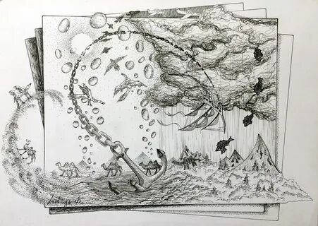 Бесконечный рисунок художника