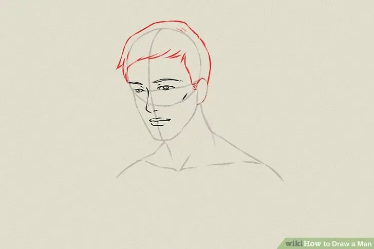 How to draw man