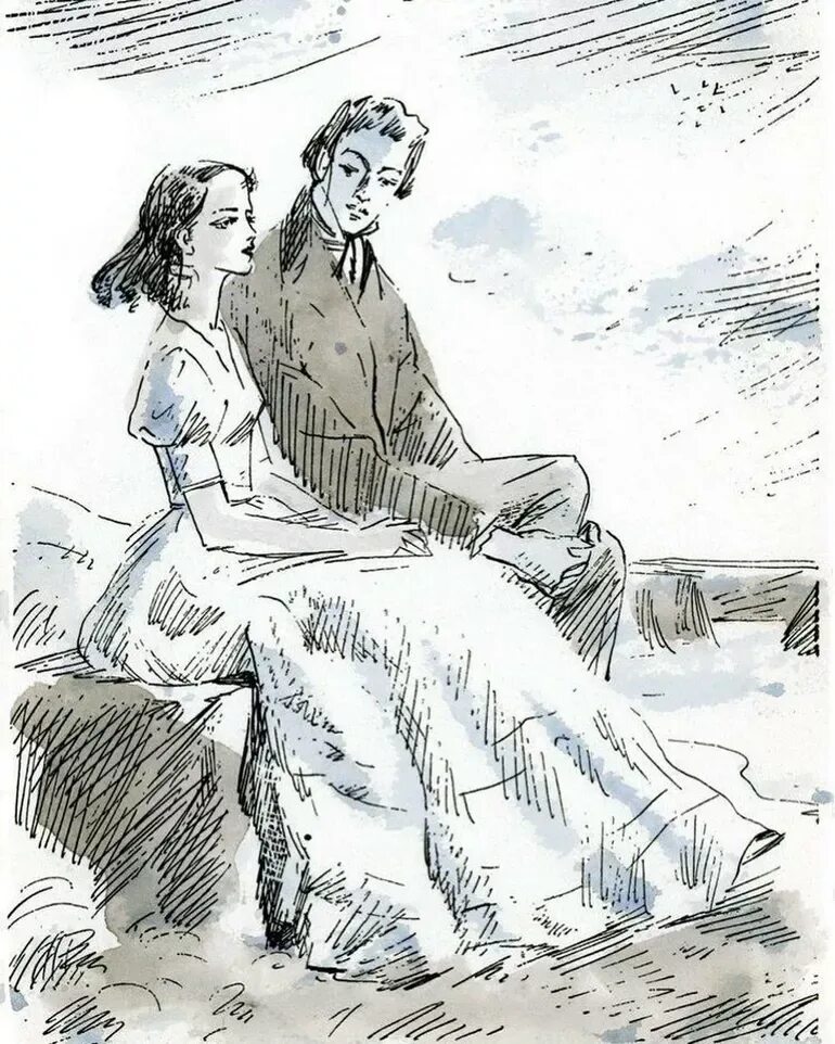 Произведение рисующее. Тургенев и.с. "Ася". Иллюстрации к повести Ася Тургенева. Иван Тургенев Вешние воды. Тургенев повесть Ася.