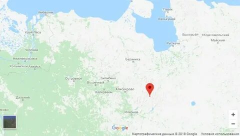 Билибино на карте