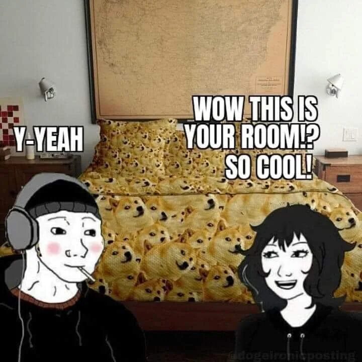 Because it s cool. Это твоя комната Мем. Мемы про комнату. Wow this is your Room. Вау это твоя комната.