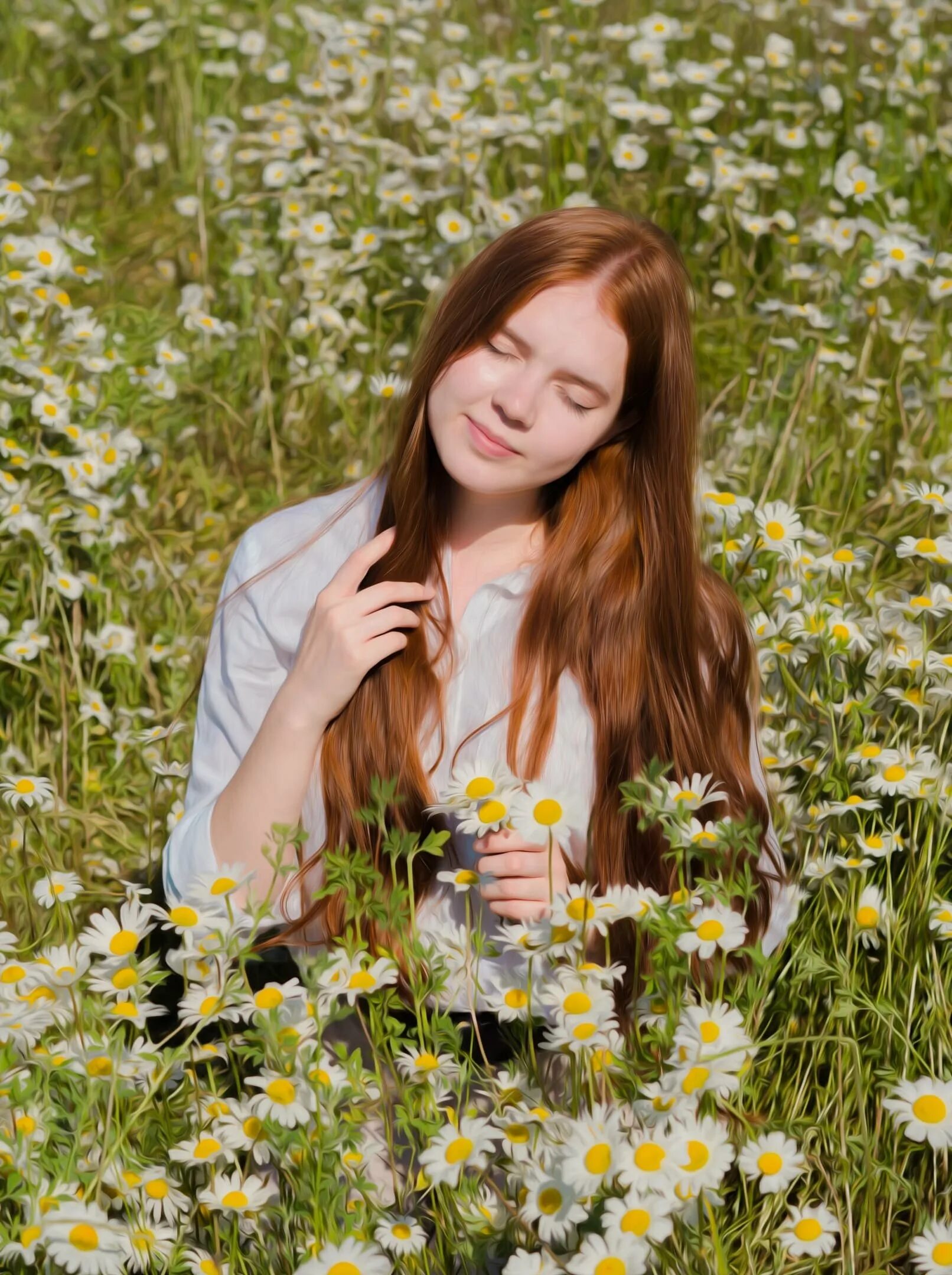 Девушка с ромашками. Девушка в поле с ромашками. Фотосессия в ромашковом поле. Красивые девушки с ромашками. Девушка в поле с ромашками.