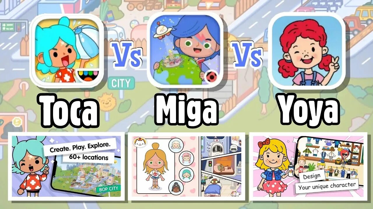 Miga World ОС. Игра Yoya World против тока бокв. 2022. Эмоции Yoya: busy Life World. Yoya busy world