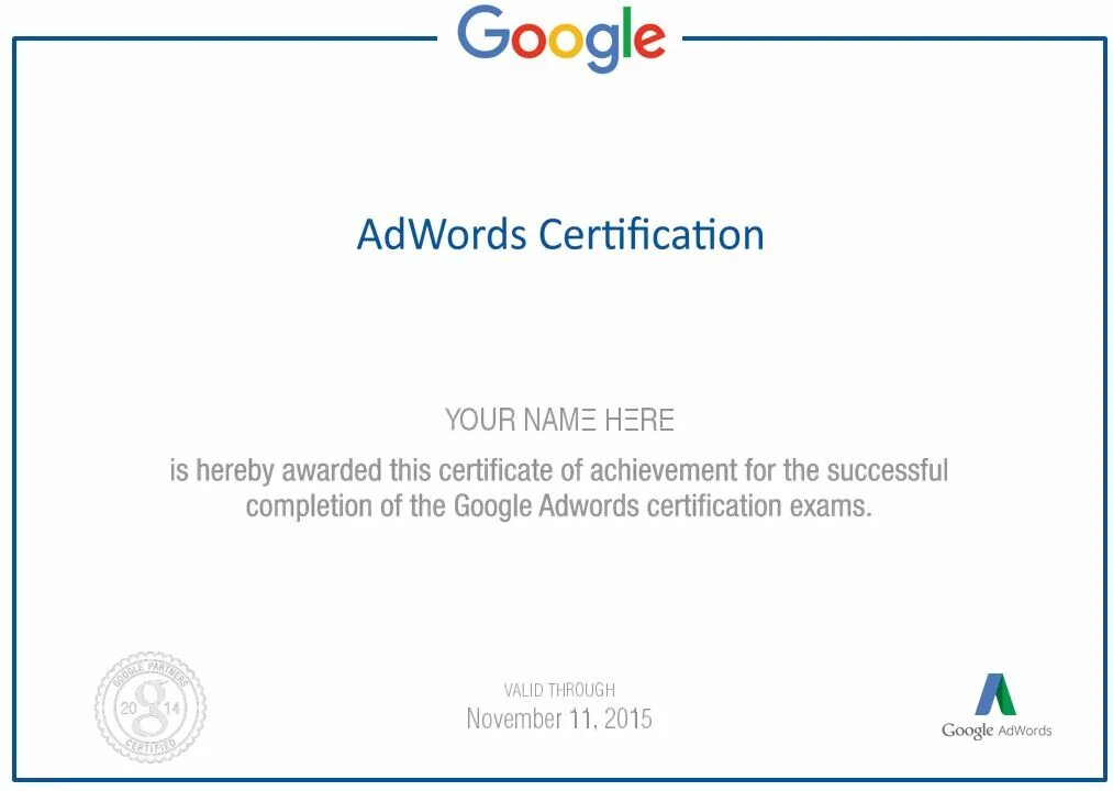 Google Certification. Google ads Certification. Advertising Certificate. Goggle Certificate.